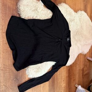 Black Long Sleeve Women's Top